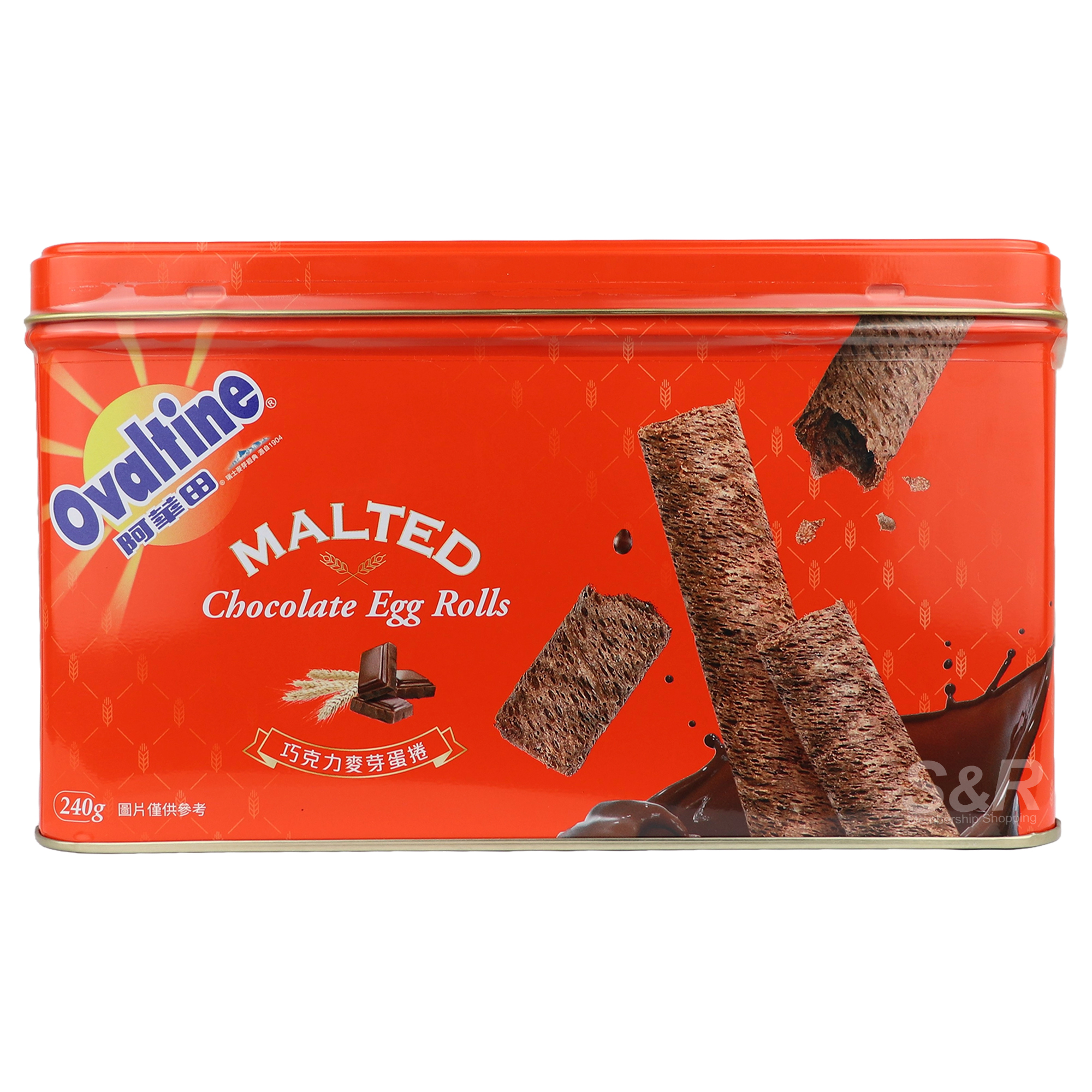 Ovaltine Malted Chocolate Egg Rolls 240g Ovaltine Malted Chocolate Egg Rolls 240g